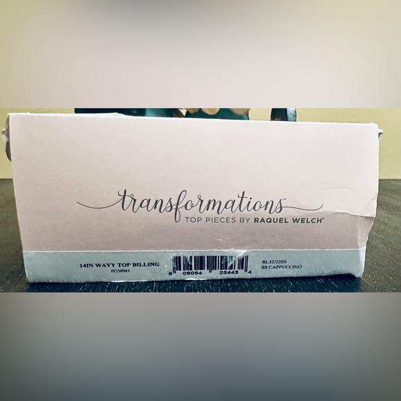 Raquel Welch 14" Wavy Top Billing Top-of-The-Head Hairpiece RL12/22SS Cappuccino - Picture 10 of 16